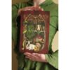 Artist holding A4 Digital Print of Illustration “Horned Gods” with Egyptian God, goat, bull, lyre, snake and Celtic torc