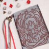 Celtic Herne the Hunter Pouch with polyhedron dice, good to use as dice bag and as tarot card bag, runes bag or spell bag